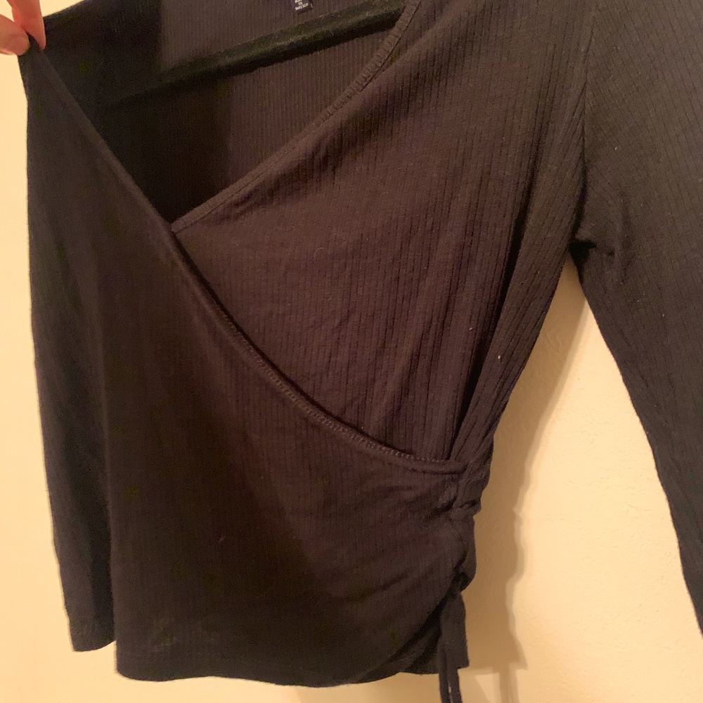 Black crop top